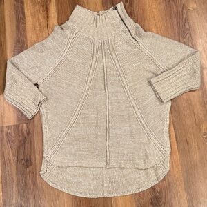 MAURICES Womens Long Sleeve w/Side Slit & 1/4 Zip Mock Neck Sweater (Siz…